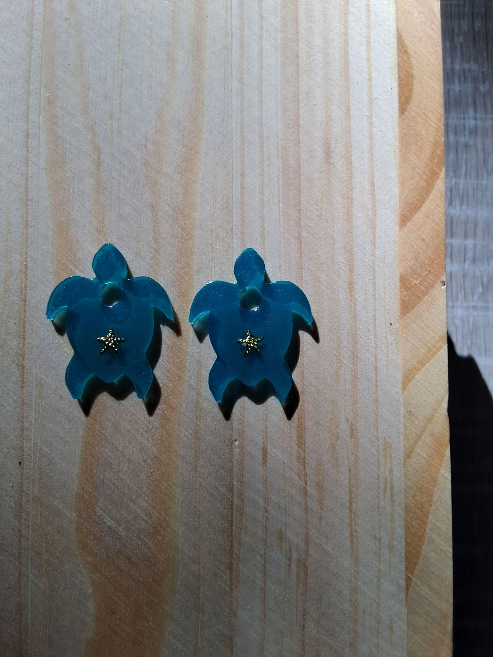 Pampilles tortue turquoise 